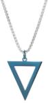 HARAHU Colier Simple Triangle - Albastru KP33476