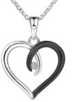 HARAHU Colier ME-28752 - Argintiu / Negru KP28752