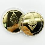 HARAHU Moneda Ethereum - Auriu KP13409 Moneda