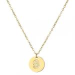 HARAHU Colier Abecedă - S / Aurie KP21224