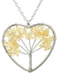 HARAHU Colier Tree Heart - Galben KP28417