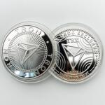 HARAHU Monedă Tron - Argintie KP13396 Moneda