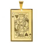 HARAHU Pandantiv pe lanț Card - Aurie KP28569