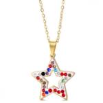 HARAHU Colier CS-20904 - Aurie / Multicolor KP20904