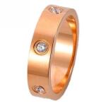 HARAHU Inel NO-17350 - Aurie / Roz / 59mm KP17350