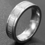 HARAHU Inel Xavier - Argintiu / 49mm KP17084