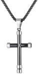HARAHU Colier SC-22857 - Negru / Argintiu KP22857