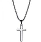 HARAHU Colier FC-22849 - Negru / Alb KP22849