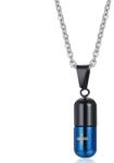 HARAHU Colier PI-22811 - Negru / Albastru KP22811
