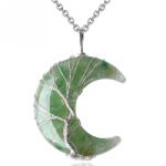 HARAHU Colier Halfmoon - Verde KP32590