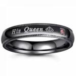 HARAHU Inel His Queen - Negru/52mm KP32132
