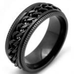 HARAHU Inel CH-17104 - Negru/52mm KP17104