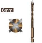 HARAHU Burghiu în cruce - 6mm KP30958 Burghiu