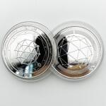 HARAHU Monedă Qtum - Argintie KP13402 Moneda
