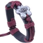 HARAHU Brățară GO-33336 - Neagră / Bordo KP33336