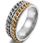 HARAHU Inel WA-17046 - Argintie / Aurie / 59mm KP17046