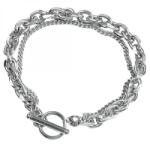 HARAHU Brățară bărbătească DO-20980 - Argintie KP20980