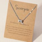 HARAHU Colier Zodiac - Argintiu / Scorpion KP29818