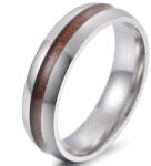 HARAHU Inel Timbered - Argintiu / 59mm KP17450