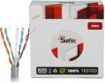 Safer Cablu de retea UTP, Cat6, CCA, 100 metri, Safer, SAF-CAT6UN922I-C-100M-CCA (SAF-CAT6UN922I-C-100M-CCA)