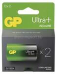GP Batteries GP Ultra Plus alkáli elem LR20 (D) 2db (B03412) (B03412)