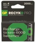 GP Batteries GP ReCyko Pro NiMH Akkumulátor HR6 (AA) 4db (B26204) (B26204)