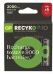 GP Batteries GP ReCyko Pro NiMH Akkumulátor HR6 (AA) 6db (B2620V) (B2620V)