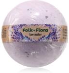 Folk & Flora Lavender fürdőgolyó nyugtató hatással 130 g