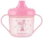 KikkaBoo Чаша с твърд накрайник KikkaBoo - Forest Party, Pink, 150 ml (31302030073)