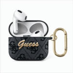 GUESS Airpods 3 Guess 4G Script pro PC/PU tok szürke (GUA34GSMK)