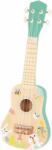 Tooky Toy Ukulele de chitara din lemn Tooky Toy - TF571 (111460) Instrument muzical de jucarie