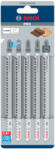 Bosch 2608634243 PRO Szúrófűrészlap T 344DF Speed for Hard Wood 5db (2608634243)