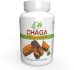 Justin Pharma Chaga 450 + Vitamina C, 60 capsule vegetale, Justin Pharma