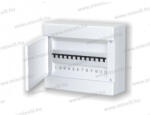 OMU system MLF12 PW 12 modulos falon kívüli lakáselosztó fehér ajtóval (MLF12 PW)
