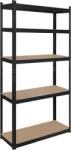 Rebel Fém polc 180x90x40 fekete Rebel (RB-1251B)