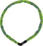 ABUS 4804C Symbols láncos kerékpár lakat - lime