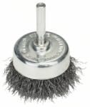 Bosch csészekefe, hullámos huzal, 50×0, 2 mm, acél 50 mm, 0, 2 mm 2608622022 (2608622022)