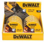 DEWALT Vágótárcsa készlet rozsdamentes acélhoz, 115 x 1 mm (10 db) DT3506 (DT3506)