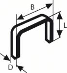 Bosch Vékonyhuzal tűzőkapcsok, 53. típus, rozsdamentes acél, 53. típus; L = 8 mm (1000 db) 2609200215 (2609200215)