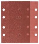 Bosch Csiszolópapír 93x185, 3xG60/4xG120/3xG180, 8 lyuk, B&D (10 db) 2609256A93 (2609256A93)