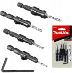 Makita süllyesztett fúrókészlet 1/4'' 4 db D-73455 (D-73455)