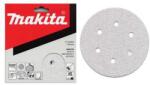 Makita csiszolópapír tépőzáras 150 mm 6 lyuk K80, 10 db P-37677 (P-37677)