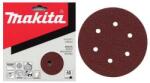 Makita csiszolópapír tépőzáras 150 mm 6 lyuk K120, 10 db P-37518 (P-37518)