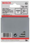 Bosch Keskeny tűzőkapcsok tűzőgéphez, 55-ös típus 6 x 1, 08 x 14 mm (1000 db) 1609200371 (1609200371)