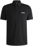 BOSS Tricouri polo bărbați "BOSS x Matteo Berrettini Slim-Fit With UV Protection - Negru