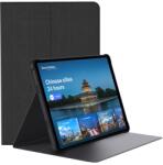  LEATHER Capac cu balamale pentru Ulefone Tab A11 / A11 Pro gri