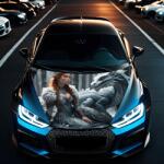 AVEX Folie Capota Auto "Hood Art" rezistenta la exterior, marime L (180 x 130cm) - Cod: AVX-CAPOTA-014L (AVX-CAPOTA-014L) - jollymag