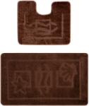 Set Baie Set 2 Covorase Baie, Antiderapante, Maritime Brown (8680318192431) Covor baie