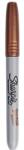 Sharpie Alkoholos marker, 1, 4 mm, kúpos, SHARPIE "Metallic", bronz (SR1891064) - officesprint