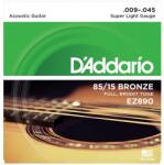 Daddario EZ890, Струни за акустична китара 09-45 (EZ890)